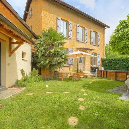 La Halte Dorée Beaujolaise, Dépendance Avec Piscine Partagée Сasa de vacaciones Villefranche-sur-Saône